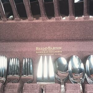 Reed & Barton Silver Flatware Set